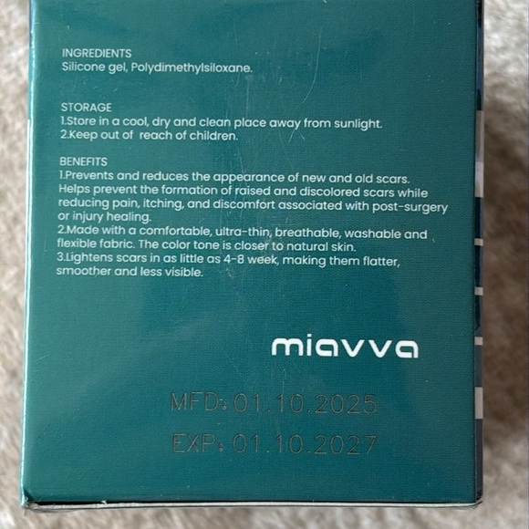 Brand New Lot of Silicone Scar Tape Sheets Advanced Treatment Scar Gel Cream - Picture 3 of 14